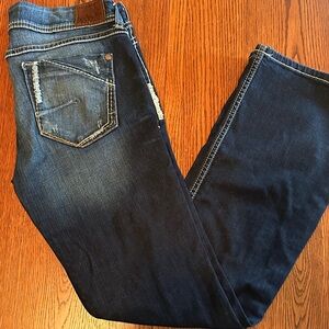 BKE Dark Blue Boot Leg Jeans